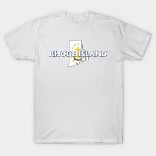 Rhode Island Colored State T-Shirt